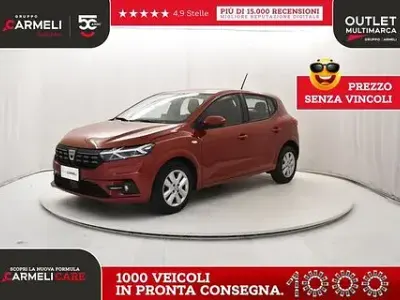 Usata Dacia Sandero Comfort 67 CV (49 kW) 2022 Rosso Berlina