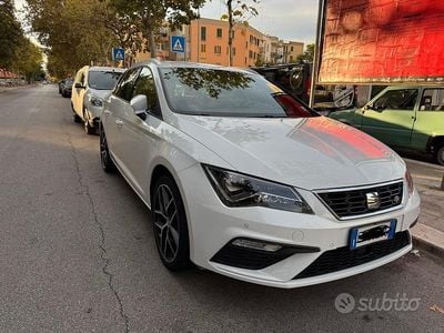 Usata Seat Leon ST FR 131 CV (96 kW) 2019 Bianco Station wagon