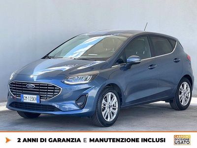 Usata Ford Fiesta Titanium 75 CV (55 kW) 2022 Blu Utilitaria