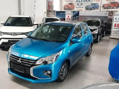 Usata Mitsubishi Space Star Intense 71 CV (52 kW) 2021 Bluazzurro Utilitaria