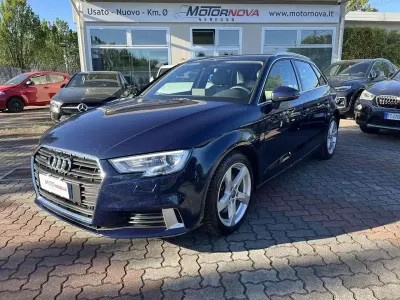 Usata Audi A3 Sport 190 CV (139 kW) 2018 Blu Berlina