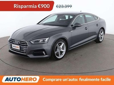 Usata Audi A5 Sport 190 CV (139 kW) 2017 Grigio Coupé
