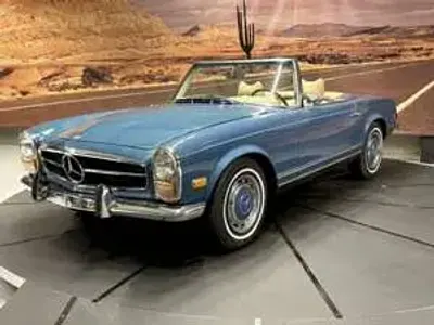 Usata Mercedes SL280 170 CV (125 kW) 1970 Blu Cabrio