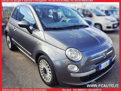 Begagnad Fiat 500 Lounge 86 HK (63 kW) 2011 Grå Halvkombi