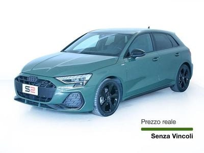 Begagnad Audi A3 S-Line 150 HK (110 kW) 2025 Grön Halvkombi