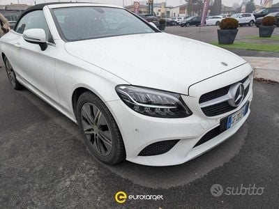 Usata Mercedes C220 194 CV (142 kW) 2021 Bianco Cabrio