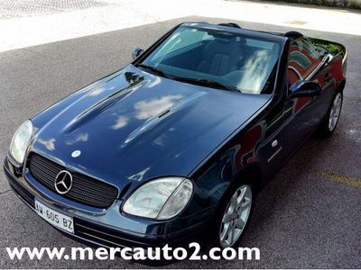 Usata Mercedes SLK200 136 CV (100 kW) 1998 Blu/azzurro Cabrio