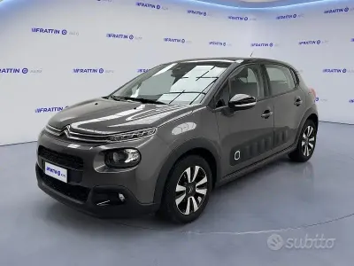 Usata Citroën C3 PureTech 82 CV (60 kW) 2018 Grigio platinium Utilitaria