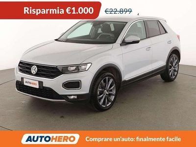 Usata VW T-Roc Advance 150 CV (110 kW) 2019 Bianco SUV