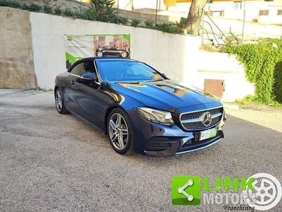 Usata Mercedes E220 Premium 194 CV (142 kW) 2019 Blu Cabrio