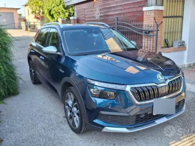 Usata Skoda Kamiq ScoutLine 116 CV (85 kW) 2020 Blu/azzurro SUV