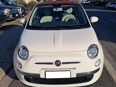 Usata Fiat 500C Lounge 69 CV (50 kW) 2014 Bianco Cabrio