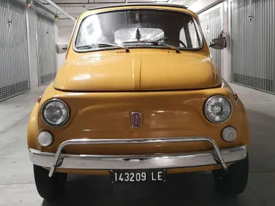 Usata Fiat 500 Lusso 18 CV (13 kW) 1971 Giallo Utilitaria