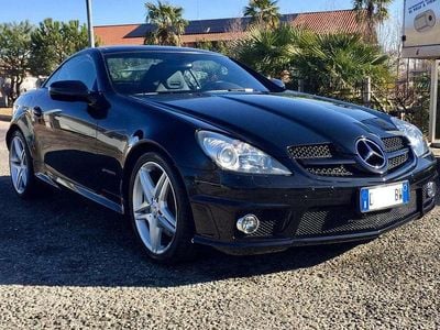 Usata Mercedes SLK200 AMG 184 CV (135 kW) 2009 Nero Cabrio