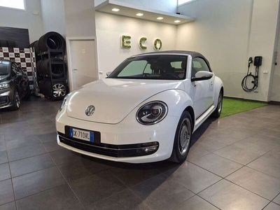 Usata VW Beetle Cabriolet Sport 140 CV (102 kW) 2014 Bianco Cabrio