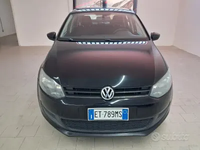 Usata VW Polo Trendline 75 CV (55 kW) 2013 Nero Utilitaria
