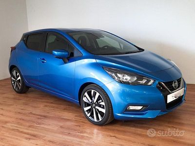 Usata Nissan Micra Tekna 125 CV (91 kW) 2022 Blu Utilitaria