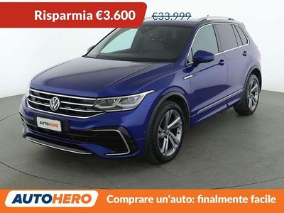 Usata VW Tiguan R-line 150 CV (110 kW) 2021 Blu SUV
