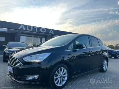 Usata Ford C-MAX Titanium 120 CV (88 kW) 2017 Nero Monovolume