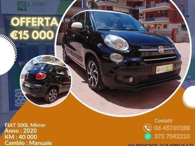 Usata Fiat 500L Mirror 95 CV (69 kW) 2020 Nero Monovolume