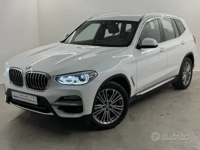 Usata BMW X3 Luxury Line 190 CV (139 kW) 2020 Bianco SUV