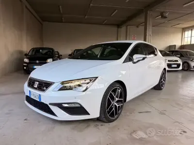 Usata Seat Leon FR 150 CV (110 kW) 2018 Bianco Berlina