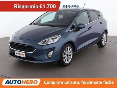 Usata Ford Fiesta Titanium 86 CV (63 kW) 2019 Blu Utilitaria