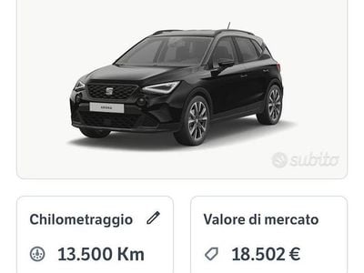 Usata Seat Arona Black Edition 95 CV (69 kW) 2024 Nero SUV