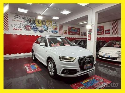 Usata Audi Q3 S-Line 140 CV (102 kW) 2014 Bianco SUV