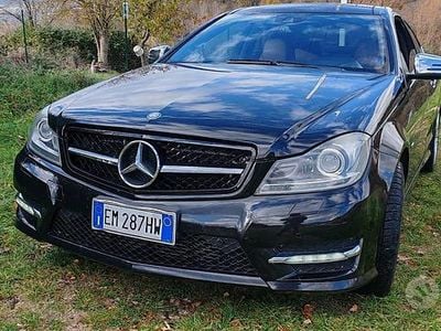Usata Mercedes C220 Avantgarde 170 CV (125 kW) 2012 Nero Coupé