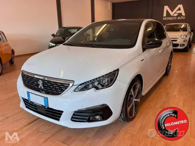 Usata Peugeot 308 GT-line 131 CV (96 kW) 2018 Bianco Berlina