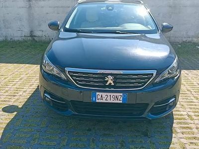 Usata Peugeot 308 Allure 131 CV (96 kW) 2020 Blu Station wagon