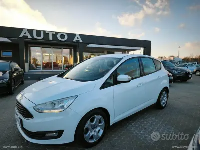 Usata Ford C-MAX Titanium 120 CV (88 kW) 2016 Bianco Monovolume