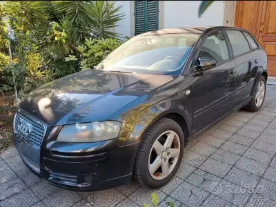 Usata Audi A3 Sportback 102 CV (75 kW) 2007 Nero Utilitaria