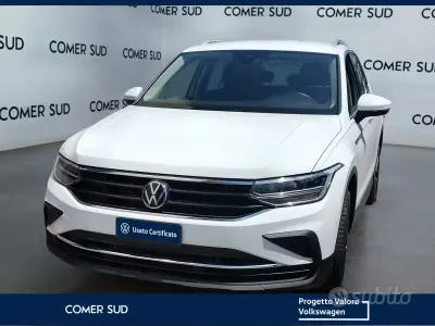 Usata VW Tiguan Life 122 CV (89 kW) 2022 Bianco SUV