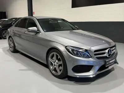 Usado Mercedes C220 Premium 170 CV (125 kW) 2016 Gris Berlina