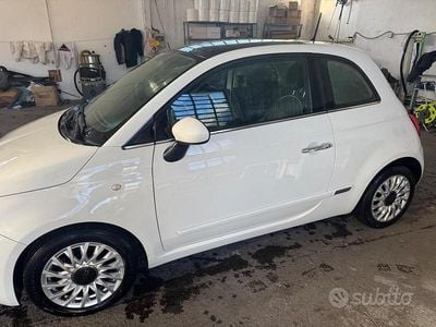 Usata Fiat 500 Lounge 85 CV (62 kW) 2016 Bianco Berlina