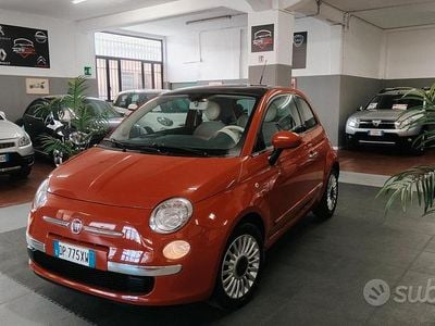 Usata Fiat 500 Lounge 69 CV (50 kW) 2008 Arancione Berlina
