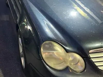 Usata Mercedes C220 150 CV (110 kW) 2004 Blu Coupé