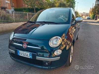 Usata Fiat 500 Lounge 69 CV (50 kW) 2015 Verde Berlina