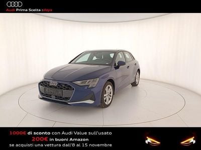 Usata Audi A3 Sportback e-tron Advanced 150 CV (110 kW) 2024 Blu Utilitaria
