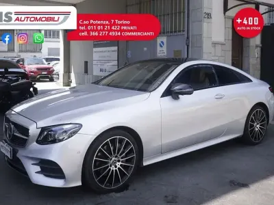 Usata Mercedes E220 Premium 194 CV (142 kW) 2020 Argento Coupé