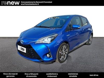 Usata Toyota Yaris Hybrid Edition 73 CV (53 kW) 2017 Blu chiaro