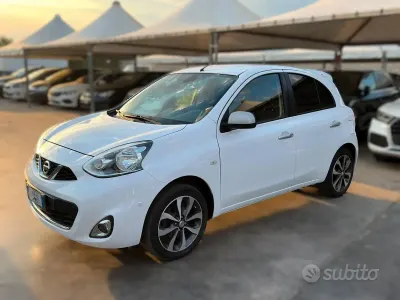Usata Nissan Micra Tekna 80 CV (58 kW) 2015 Bianco Utilitaria