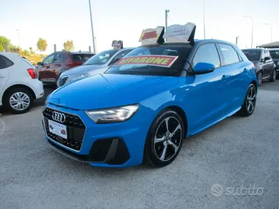 Usata Audi A1 S-Line 116 CV (85 kW) 2019 Blu SUV