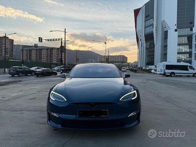 Usata Tesla Model S Plaid 180 kW (245 CV) 2021 Blu Utilitaria