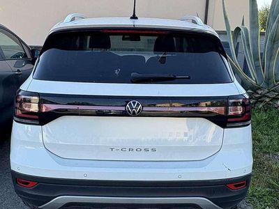 Usata VW T-Cross Advance 110 CV (80 kW) 2021 Bianco SUV