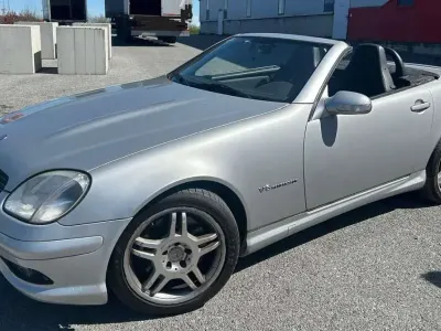 Usata Mercedes SLK32 AMG AMG 354 CV (260 kW) 2001 Argento Cabrio