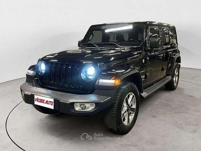 Usata Jeep Wrangler Sahara 200 CV (147 kW) 2020 Nero SUV