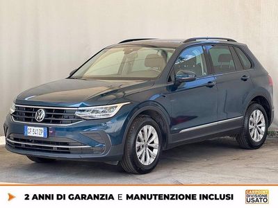 Usata VW Tiguan Life 122 CV (89 kW) 2021 Blu SUV